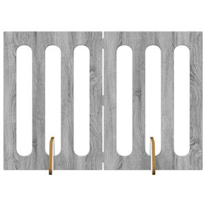 vidaXL Hajthat&oacute; &aacute;llatker&iacute;t&eacute;s 2 pcs Sz&uuml;rke Sonoma 100,5 x 38 x 70 cm