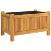vidaXL t&ouml;m&ouml;r ak&aacute;cfa kerti vir&aacute;gtart&oacute; b&eacute;l&eacute;ssel 54 x 31 x 30 cm