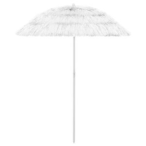 vidaXL feh&eacute;r hawaii st&iacute;lus&uacute; strandnapernyő 180 cm