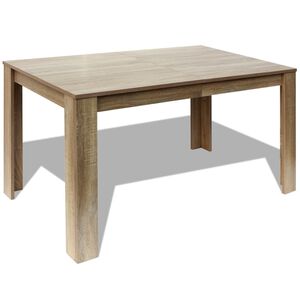 vidaXL t&ouml;lgyfa &eacute;tkezőasztal 140 x 80 x 75 cm