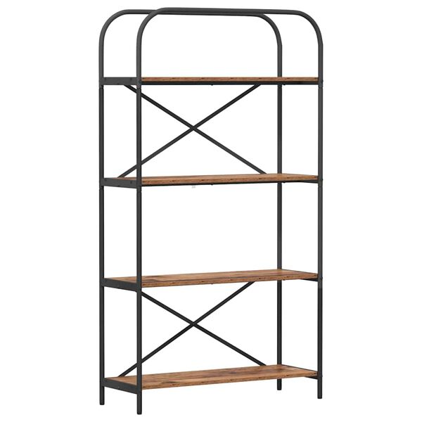 vidaXL K&ouml;nyvespolc &Ouml;reg fa 80 x 30 x 146 cm Faanyag