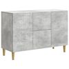 vidaXL Sz&eacute;f Betonsz&uuml;rke 89 x 34,5 x 60 cm Szerelt Fa