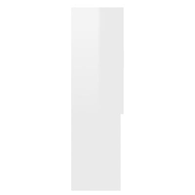 vidaXL magasfényű fehér mosógépszekrény 70,5 x 25,5 x 90 cm