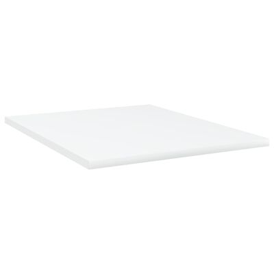 vidaXL 8 db fehér forgácslap könyvespolc 40 x 50 x 1,5 cm