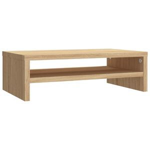 vidaXL sonoma t&ouml;lgy sz&iacute;nű szerelt fa monitor&aacute;llv&aacute;ny 42 x 24 x 13 cm