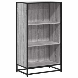 vidaXL sz&uuml;rke sonoma sz&iacute;nű szerelt fa k&ouml;nyvszekr&eacute;ny 60x35x107,5 cm