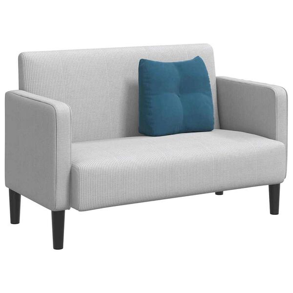 vidaXL Hátpárna Kék 45 x 24 x 50 cm Bársony