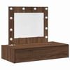 vidaXL &Ouml;lt&ouml;zk&ouml;dőasztal Barna 83 x 40 x 70 cm Szerelt Fa
