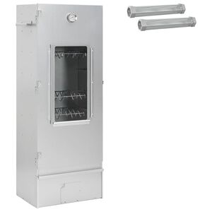 vidaXL F&uuml;st&ouml;lő S&uuml;tő 3 db 44,5 x 29 x 110 cm Horganyzott ac&eacute;l Ez&uuml;st
