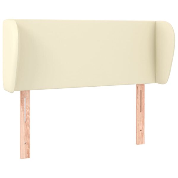 vidaXL kr&eacute;msz&iacute;nű műbőr sz&aacute;rnyas fejt&aacute;mla 103x23x78/88 cm