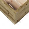 vidaXL impregnált fenyőfa kerti virágláda 70 x 70 x 49,5 cm