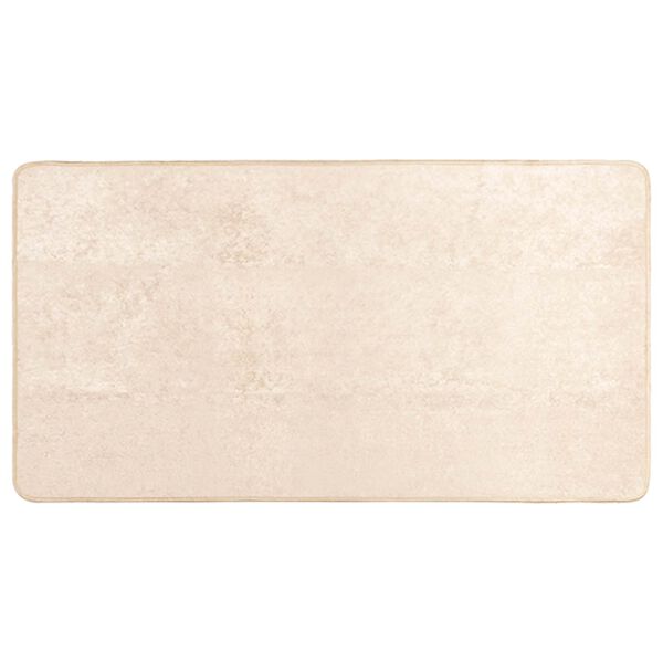 vidaXL Szőnyeg fut&oacute; MARSA Kr&eacute;m 100 x 80 cm Poli&eacute;szter &eacute;s PVC