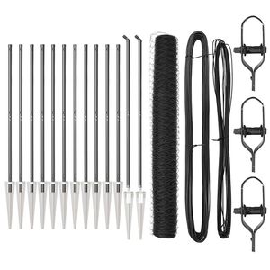 vidaXL Hatsz&ouml;gletű ker&iacute;t&eacute;s oszlopokkal 25 x 1,4 m PVC-bevonatos ac&eacute;l