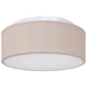 vidaXL Mennyezeti l&aacute;mpa T&oacute;psz&iacute;nű 30 x 30 x 13,5 cm sz&ouml;vet