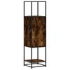 vidaXL Highboard sonoma t&ouml;lgy 35,5x35x139 cm g&eacute;pelt fa &eacute;s f&eacute;m