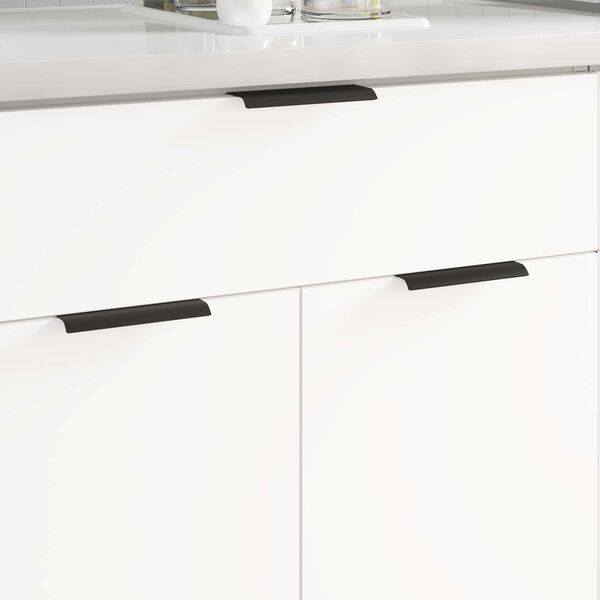 vidaXL Foganty&uacute; 725 pcs Fekete 120 x 39.6 x 17 mm Alum&iacute;nium