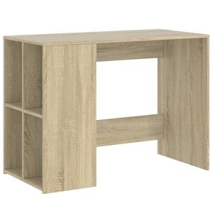 vidaXL sonoma t&ouml;lgy sz&iacute;nű szerelt fa &iacute;r&oacute;asztal 102 x 50 x 75 cm