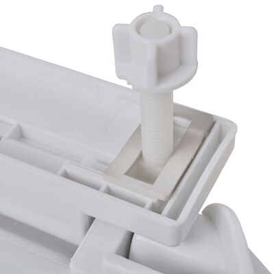 vidaXL 2 db fehér műanyag WC ülőke lassan csukódó fedéllel