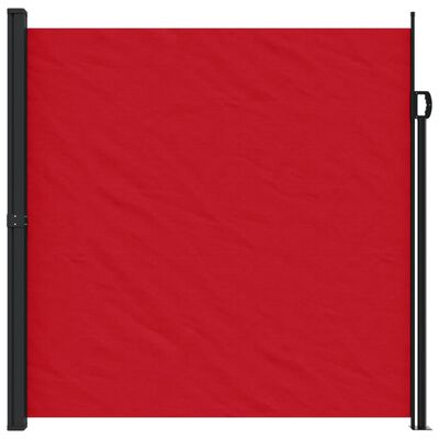 vidaXL piros behúzható oldalsó napellenző 200 x 600 cm