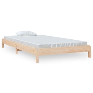 vidaXL t&ouml;m&ouml;r fenyőfa egym&aacute;sra rakhat&oacute; &aacute;gy 100 x 200 cm