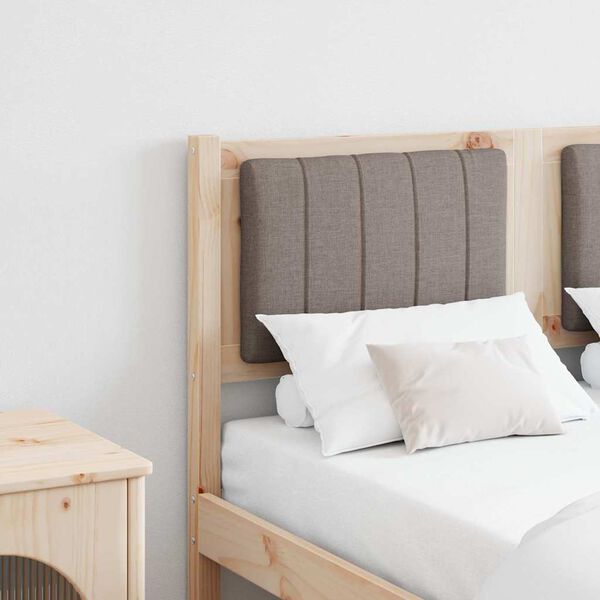 vidaXL K&aacute;rpitozott fejt&aacute;mla fejt&aacute;ml&aacute;val Barna 120 cm T&ouml;m&ouml;r fenyőfa