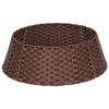 vidaXL Kar&aacute;csonyfakollekci&oacute; Kerek S&ouml;t&eacute;t Barna &Aacute;tm. 45 x 22 cm