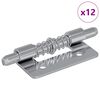 vidaXL Z&aacute;r 12 db Ez&uuml;st 46 x 17 x 1,2 mm Ac&eacute;l