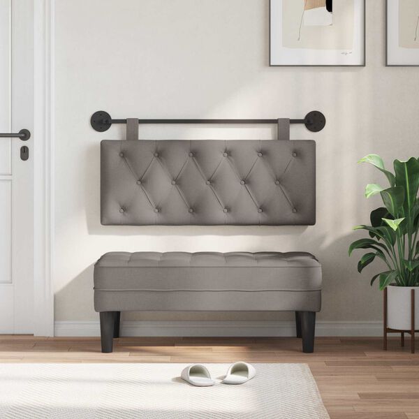 vidaXL Fali Fejt&aacute;mla Falra szerelhető T&oacute;psz&iacute;nű 110 x 55 x 7 cm sz&ouml;vet