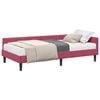 vidaXL Sarok &Aacute;gykeret Matraccal 2 db Bord&oacute; 90 x 190 cm B&aacute;rsony
