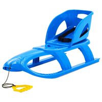 vidaXL kék polipropilén szánkó üléssel 102,5 x 40 x 23 cm