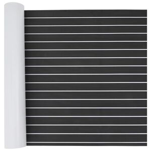 vidaXL Cs&oacute;nak Szőnyeg Cs&iacute;kos S&ouml;t&eacute;tsz&uuml;rke &eacute;s Feh&eacute;r 240 x 90 cm EVA
