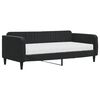 vidaXL fekete b&aacute;rsony heverő matraccal 90 x 190 cm