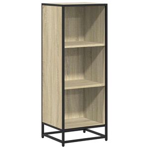 vidaXL sonoma sz&iacute;nű szerelt fa k&ouml;nyvszekr&eacute;ny 40x35x107,5 cm