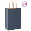 vidaXL 250 db k&eacute;k pap&iacute;rzacsk&oacute;k foganty&uacute;kkal 15x8x21 cm