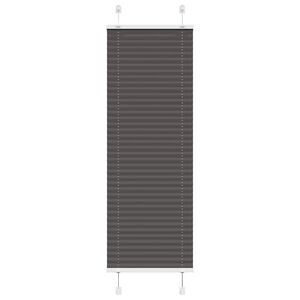 vidaXL plisz&iacute;rozott redőny fekete 40x100 cm sz&ouml;vetsz&eacute;less&eacute;g 39,4 cm