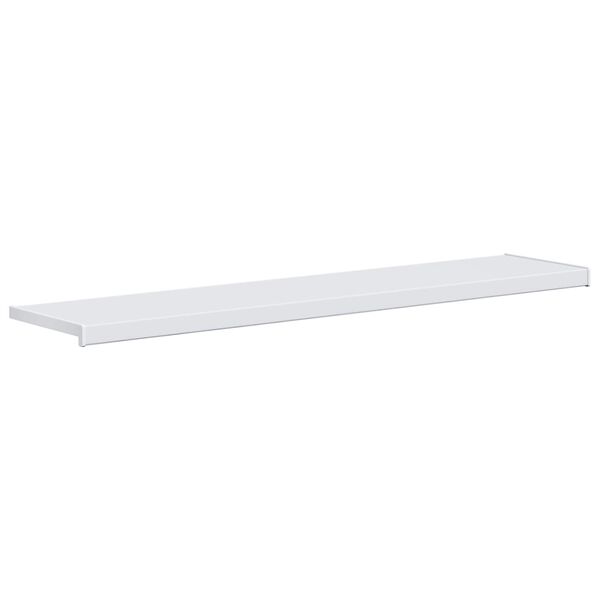 vidaXL Ablakp&aacute;rk&aacute;ny Feh&eacute;r 120 x 35 x 4,5 cm PVC