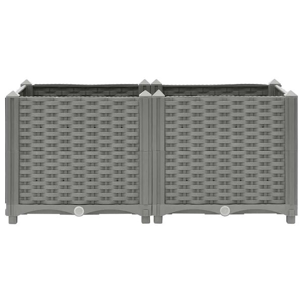 vidaXL polipropil&eacute;n magas&aacute;gy&aacute;s 80 x 40 x 38 cm