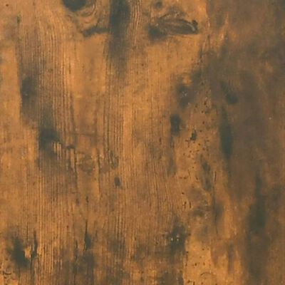 vidaXL füstös tölgy színű fa mikrohullámúsütő-szekrény 60x57x207 cm