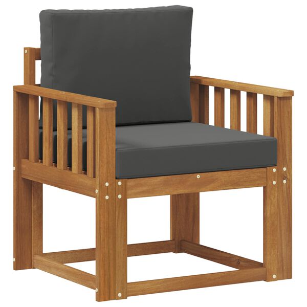 vidaXL K&uuml;lt&eacute;ri kanap&eacute; T&ouml;m&ouml;r ak&aacute;cfa &eacute;s poli&eacute;szter Term&eacute;szetes