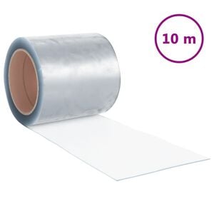 vidaXL &aacute;tl&aacute;tsz&oacute; PVC ajt&oacute;f&uuml;gg&ouml;ny 200 mm x 1,6 mm 10 m