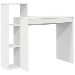 vidaXL Asztal Feh&eacute;r Szerelt Fa 100 x 40 x 90 cm