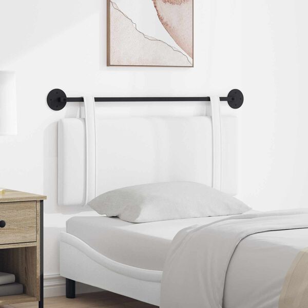 vidaXL Fali Fejt&aacute;mla Falra szerelhető Feh&eacute;r 110 x 55 x 5 cm sz&ouml;vet