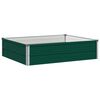 vidaXL Emelt kert &aacute;gy&aacute;s Z&ouml;ld 100 x 80 x 24 cm hidegen hengerelt ac&eacute;l
