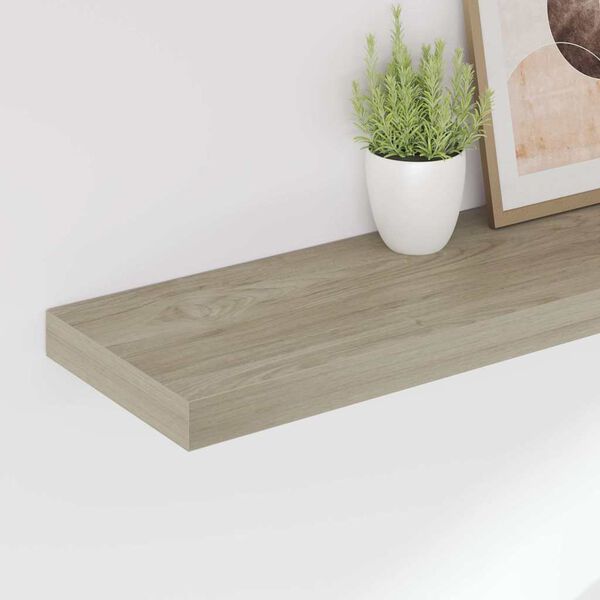 vidaXL 2 db k&eacute;k MDF lebegő fali polc 90 x 23,5 x 3,8 cm