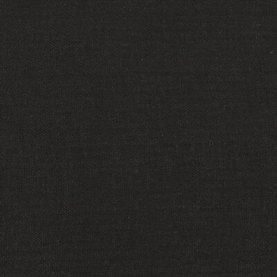 vidaXL fekete szövet lábzsámoly 78 x 56 x 32 cm