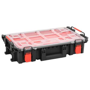 vidaXL fekete PP hordozhat&oacute; rep&uuml;lős tok 55,5 x 34,5 x 13,5 cm