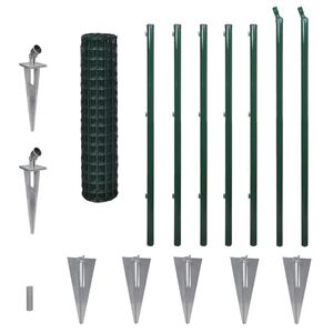 vidaXL Euro Fence z&ouml;ld ac&eacute;lker&iacute;t&eacute;s 10 x 1,2 m