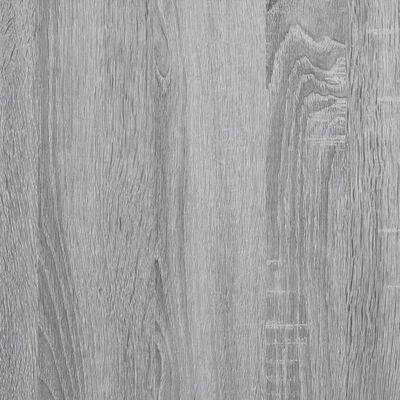 vidaXL szürke sonoma színű szerelt fa zsúrkocsi 87,5 x 38,5 x 84,5 cm