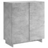 vidaXL T&aacute;lal&oacute;szekr&eacute;ny Betonsz&uuml;rke 67 x 34,5 x 75 cm Szerelt fa