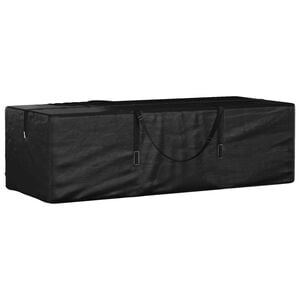 vidaXL fekete polietil&eacute;n kerti p&aacute;rnat&aacute;rol&oacute; zs&aacute;k 135 x 40 x 55 cm
